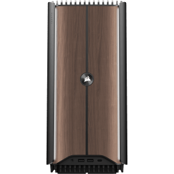 CORSAIR ONE i500 PC - Bois foncé : Intel Core i9-14900k et NVIDIA RTX 4090 à refroidissement liquide, disque SSD 2 To M.2, mémoire DDR5 64 GO, Win11 Pro (PE)