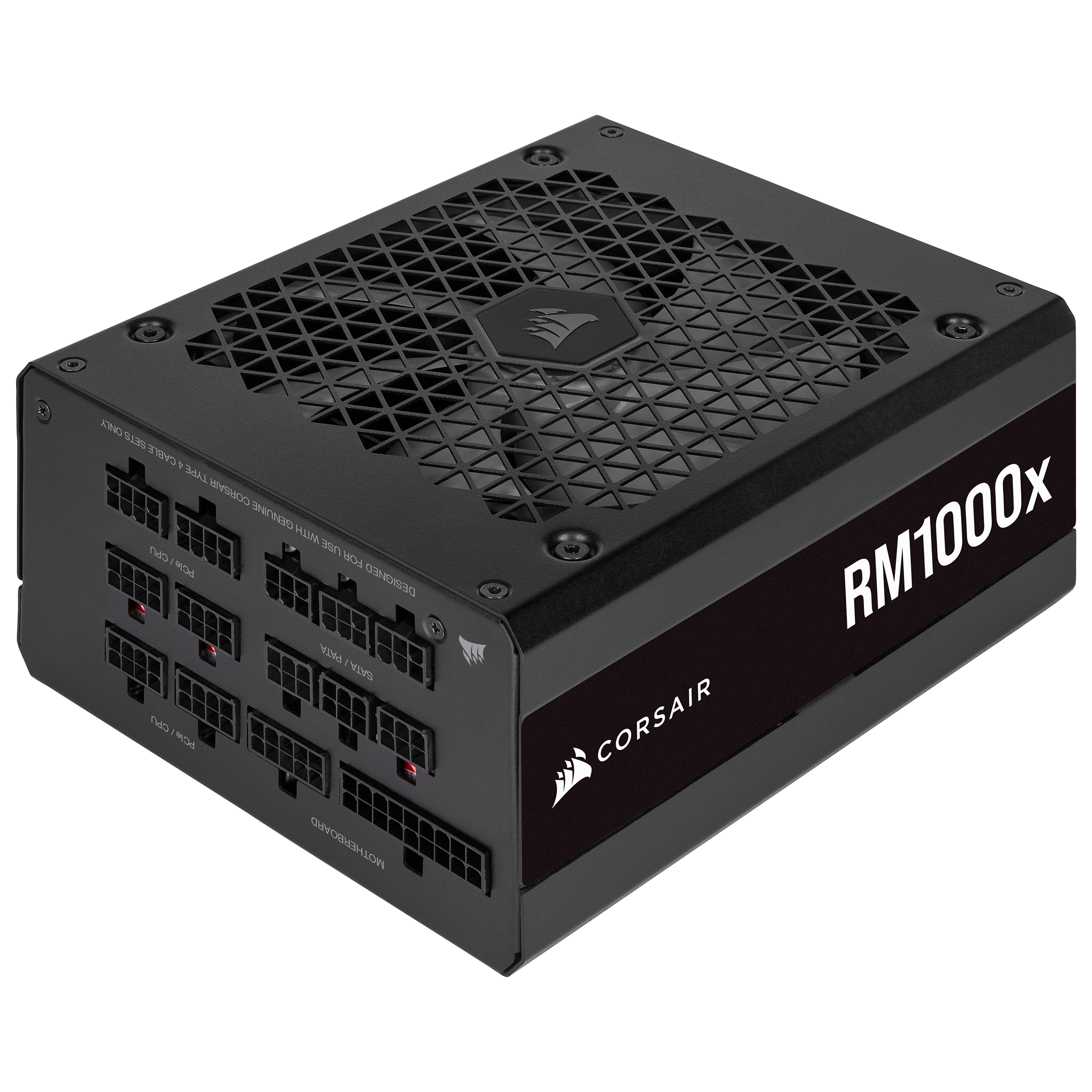 A Corsair RM 1000 x power supply unit.