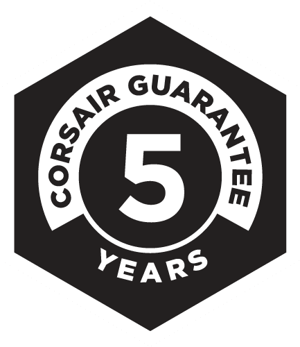 CORSAIR 5-YEAR WARRANTY BADGE